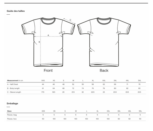 T-Shirt Regular black fleur