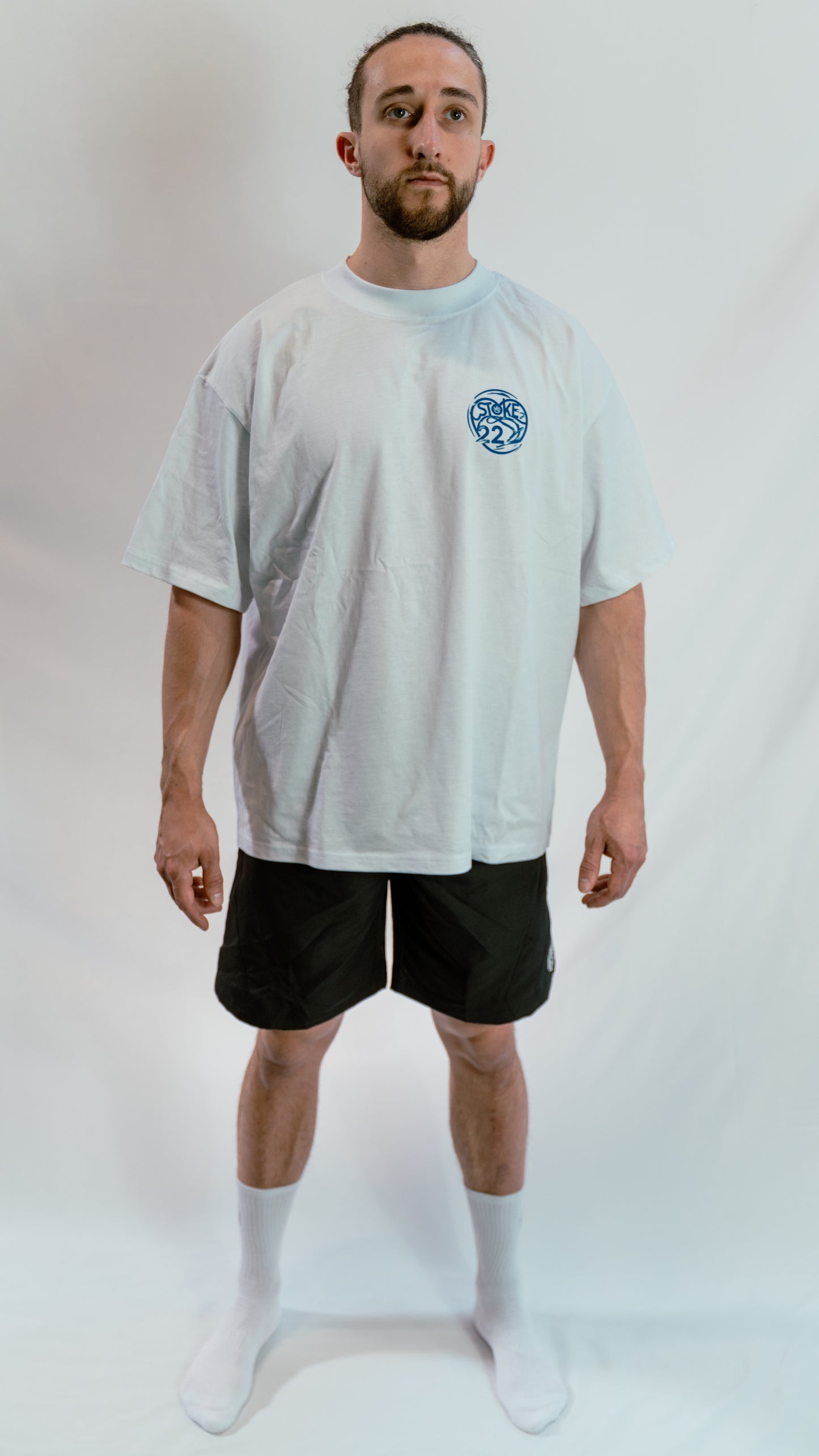 T-shirt unisexe « over size » Blanc