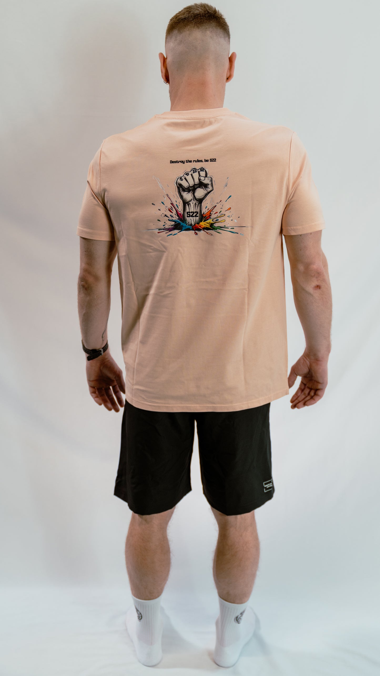 T-shirt unisexe regular, Couleur Pêche