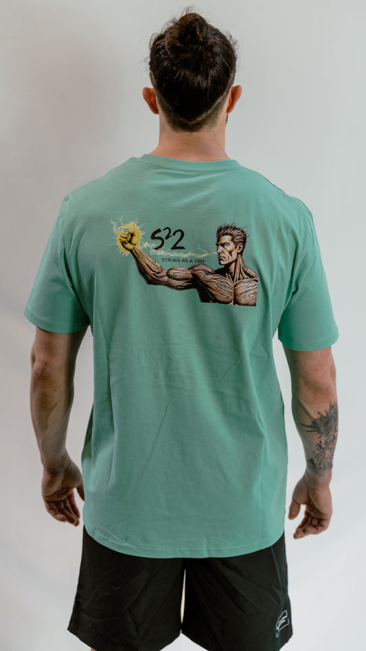 T-shirt unisexe regular, Bleu piscine