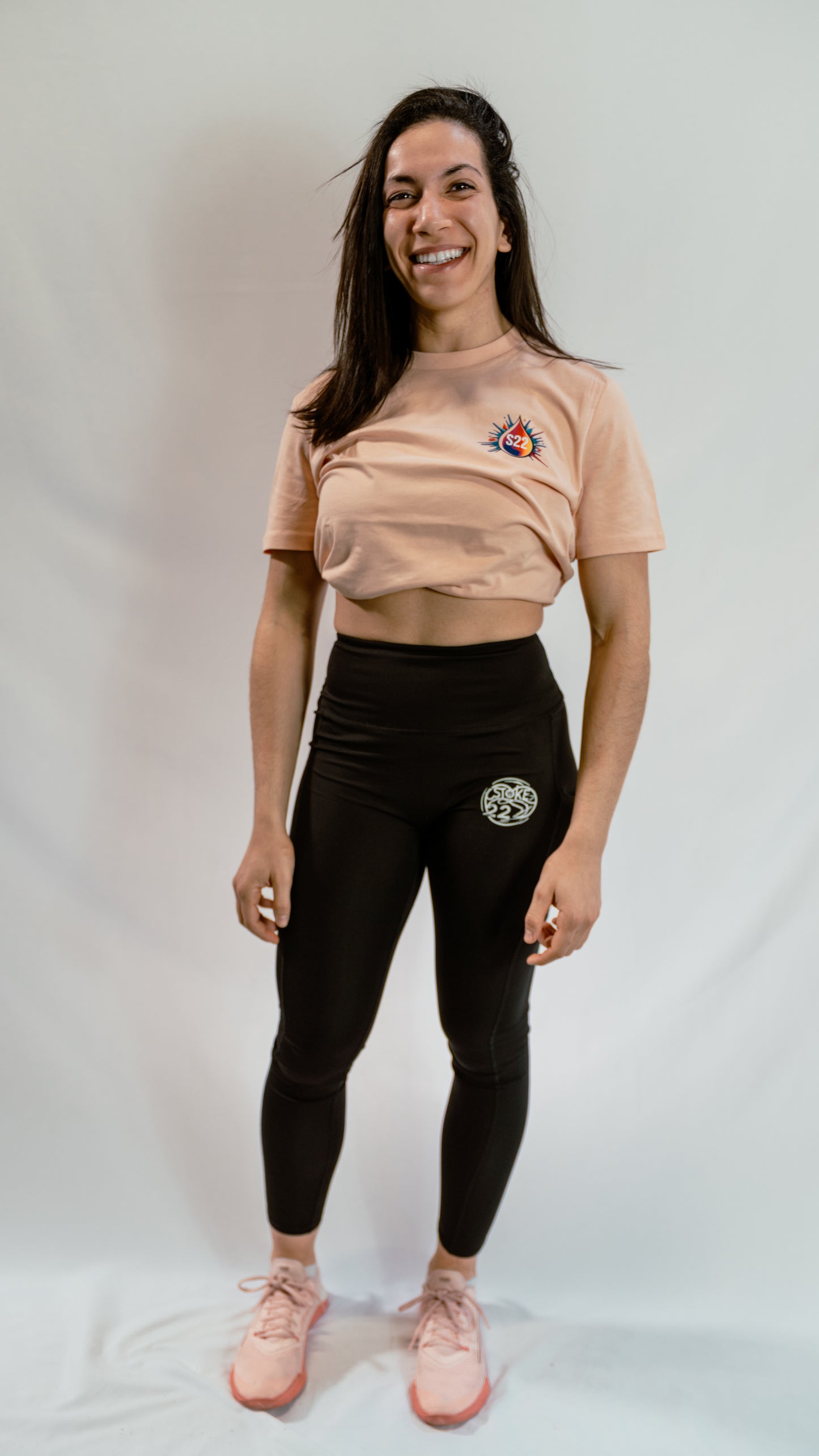 Legging avec poche extérieure, Noir