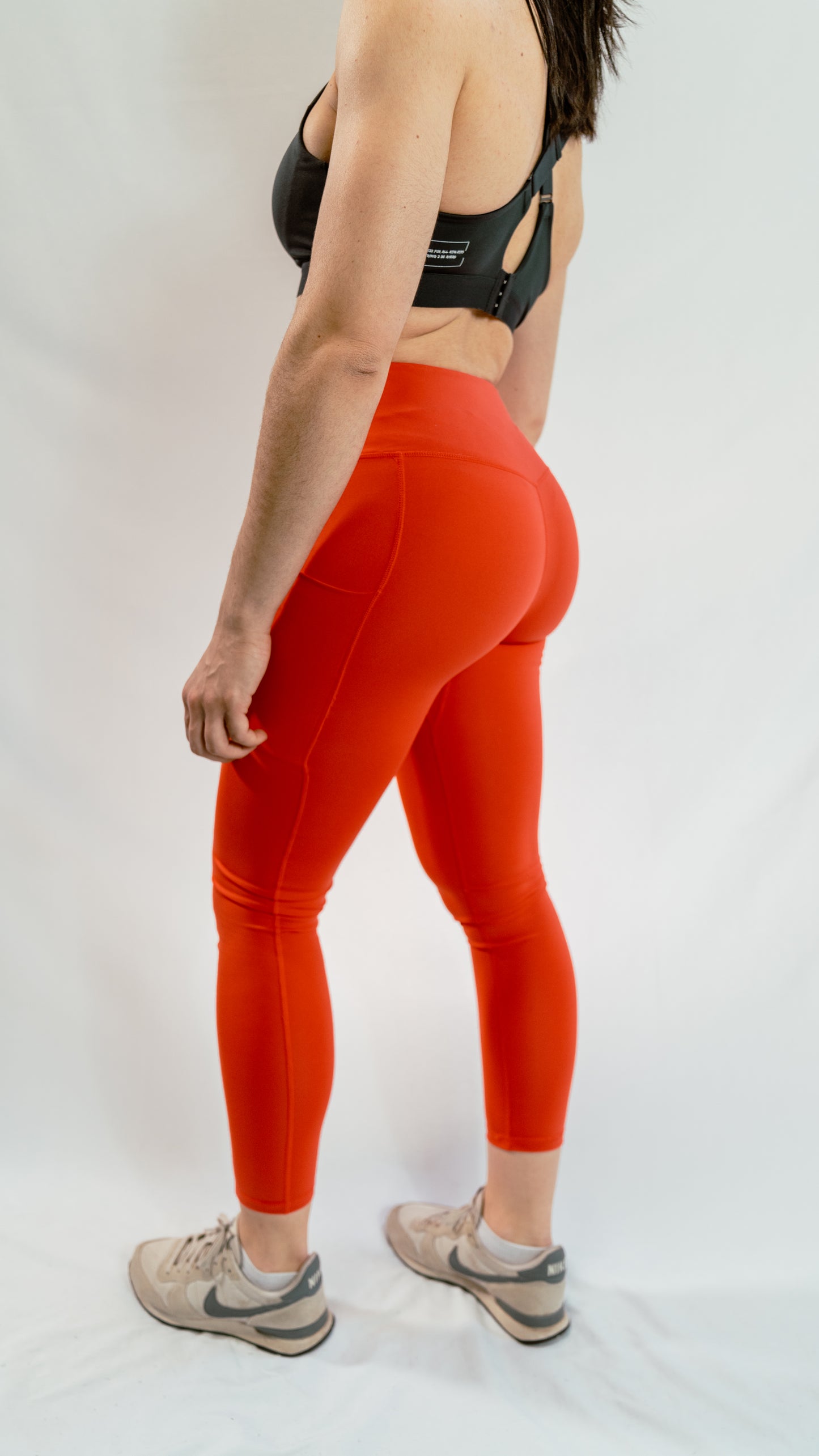 Legging avec poche extérieure, Rouge
