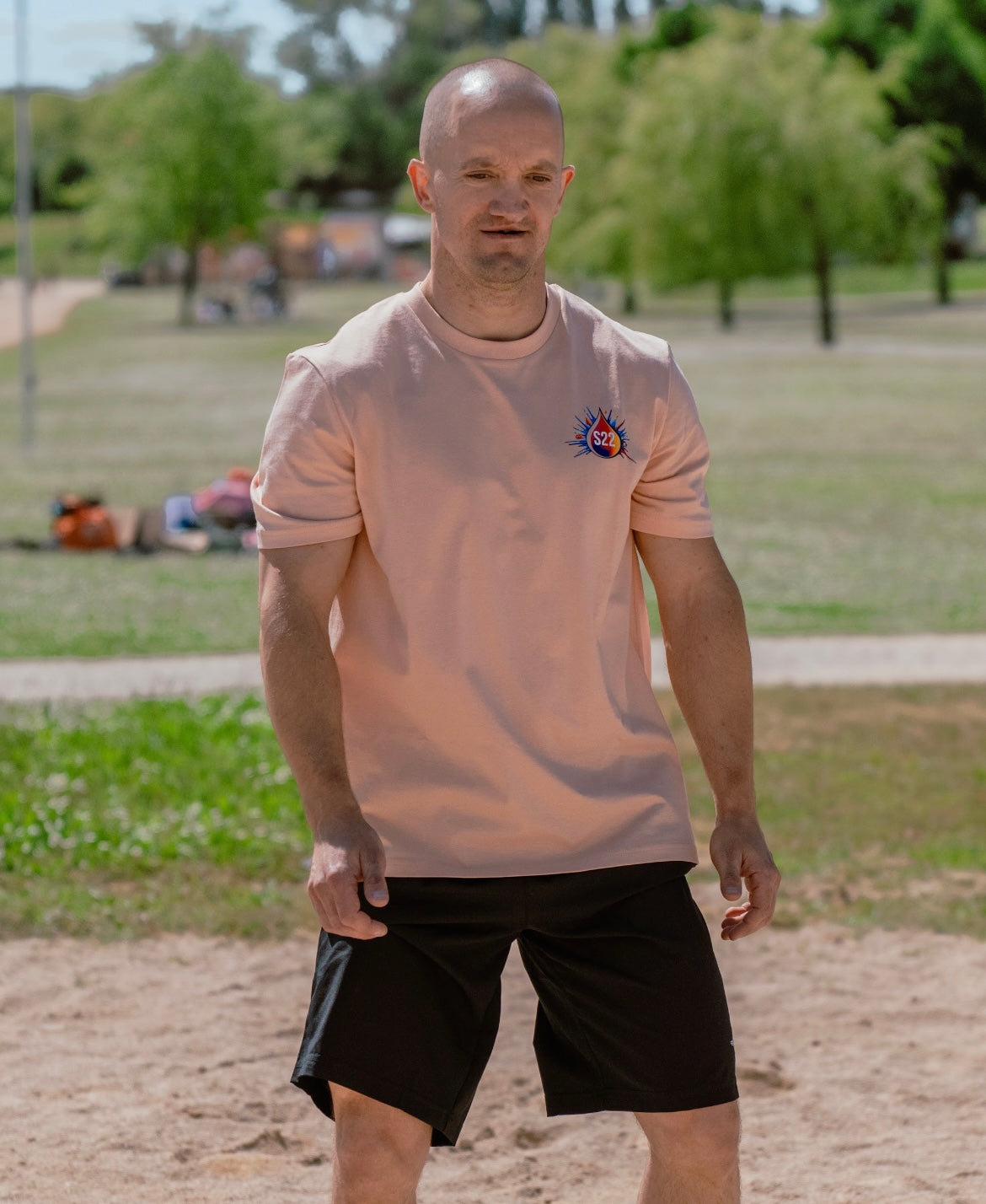 T-shirt unisexe regular, Couleur Pêche