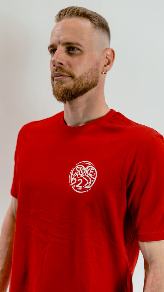 T-shirt unisexe regular, Rouge