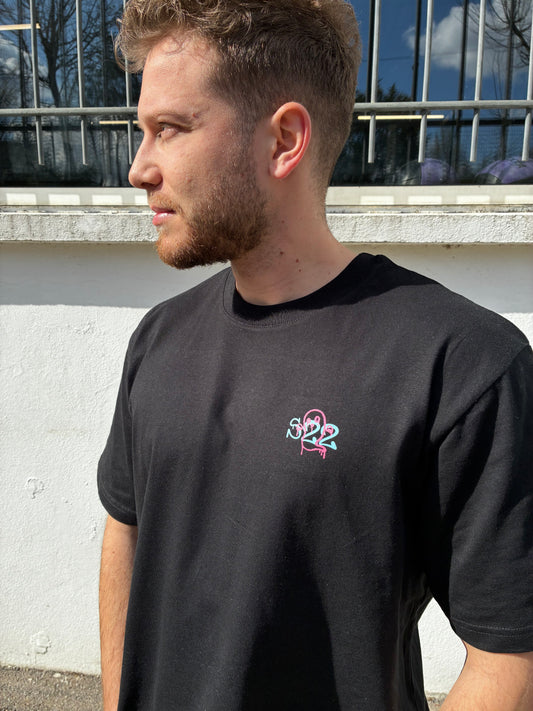 T-shirt Street Black Unisexe Graphique