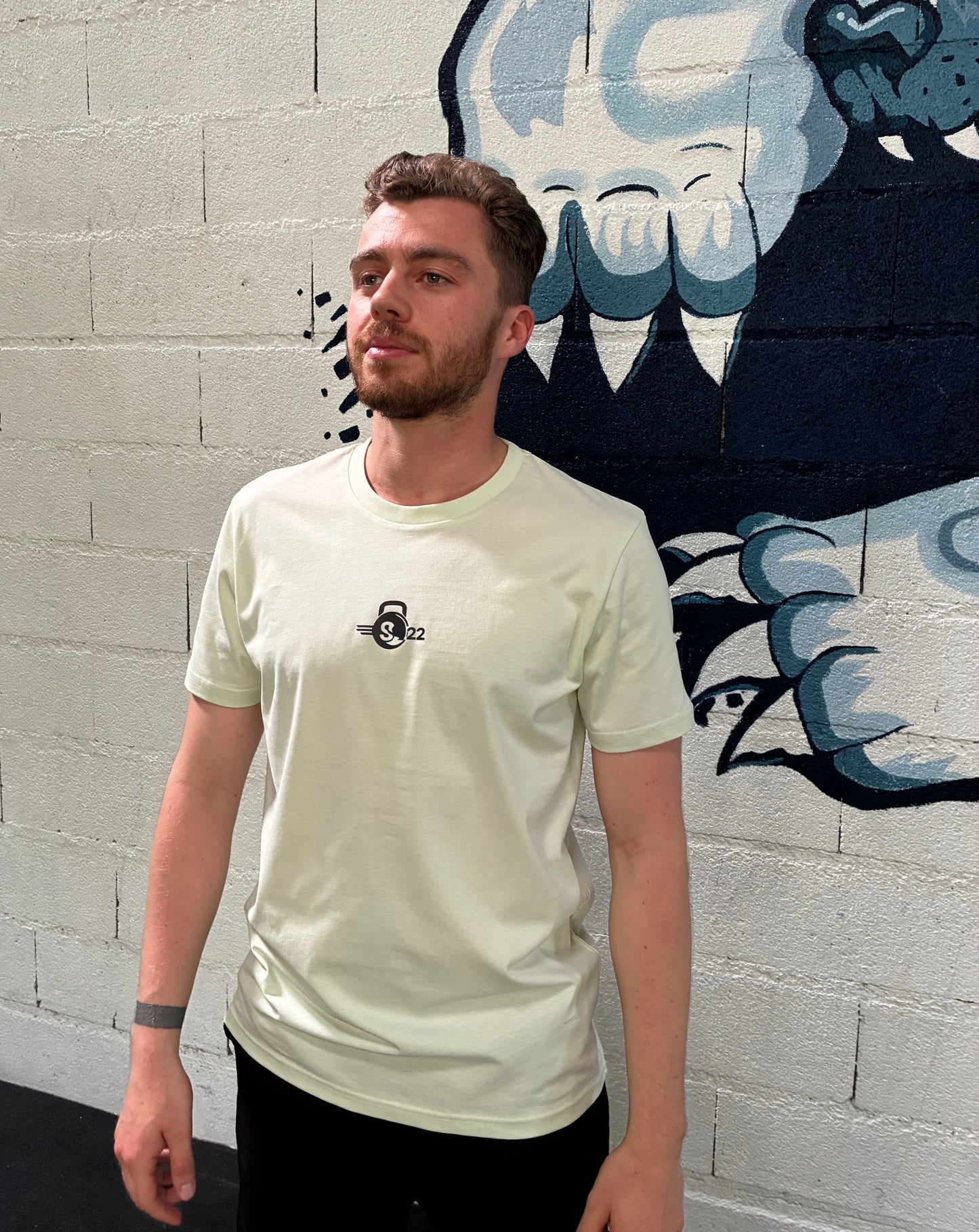 T-shirt Green Logo Marque