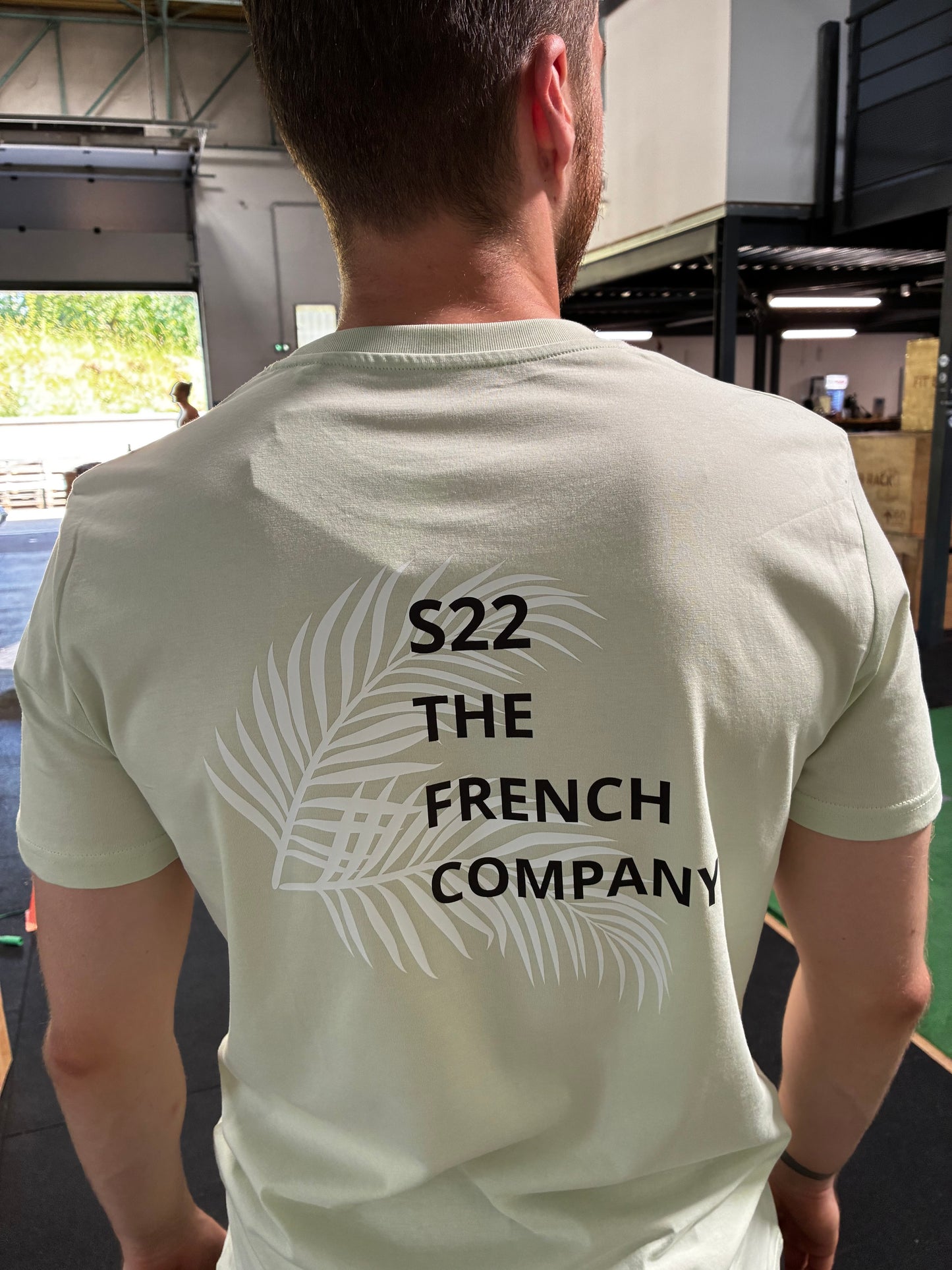 T-shirt Green Logo Marque