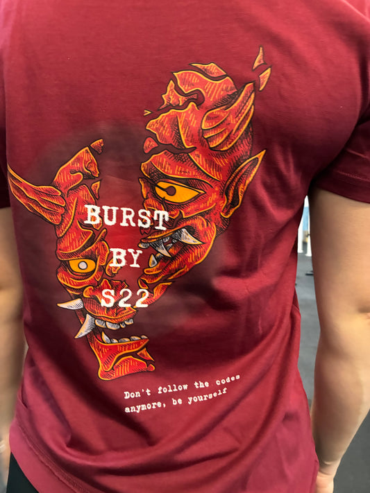 T-shirt Automne couleur bourgogne