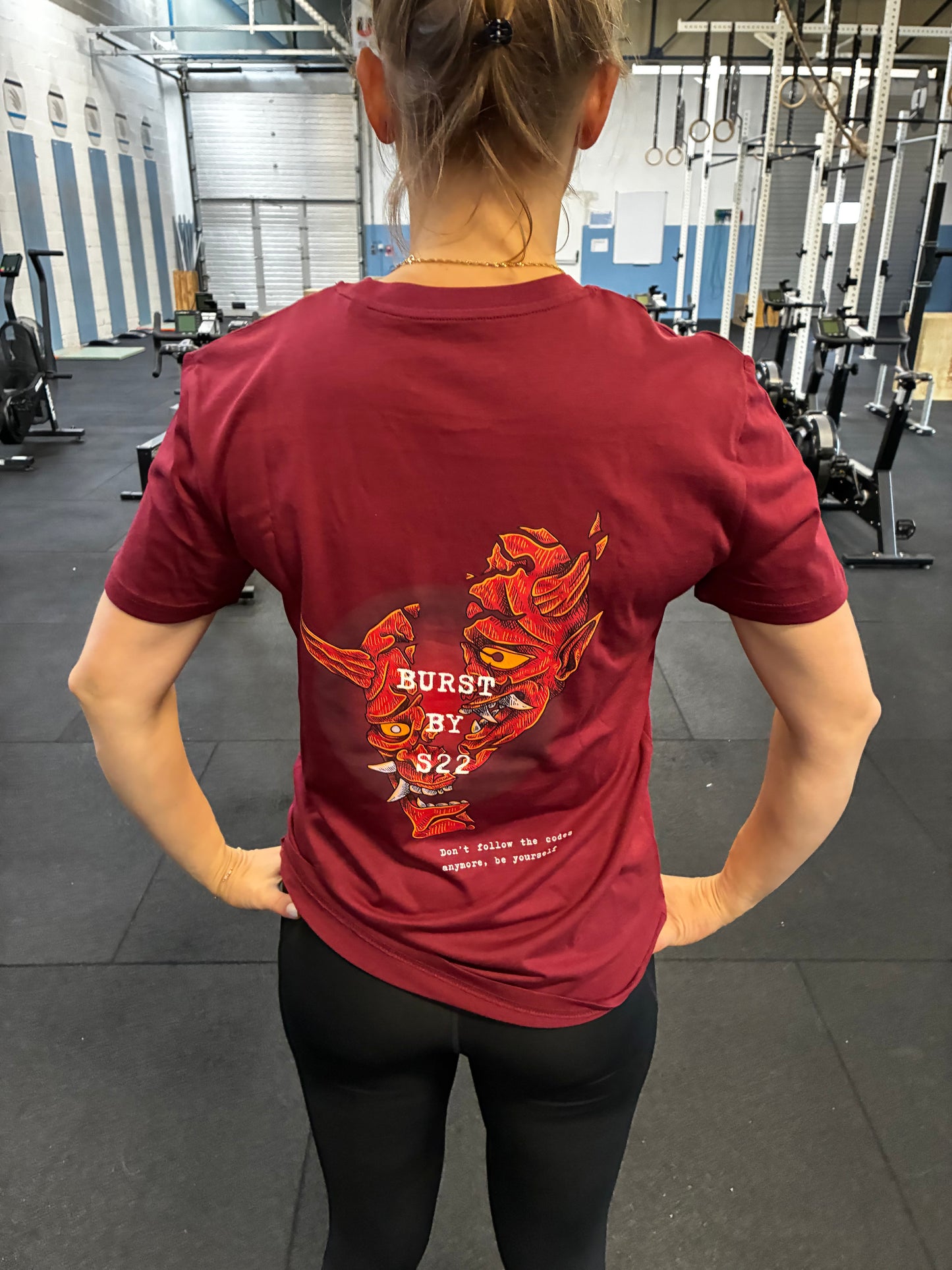 T-shirt Automne couleur bourgogne