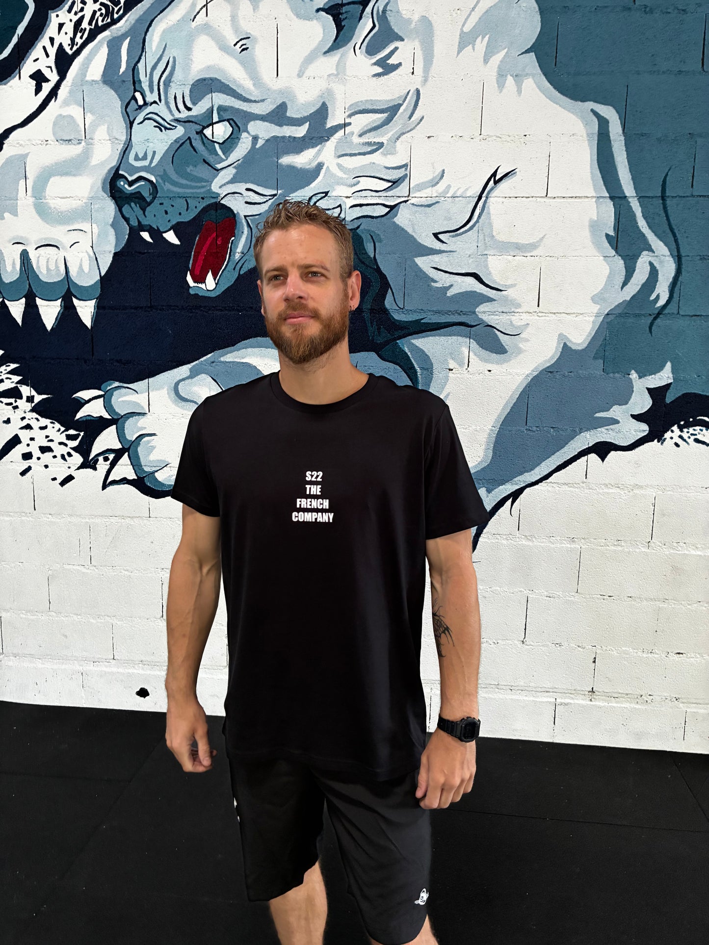 T-Shirt Noir The French Company