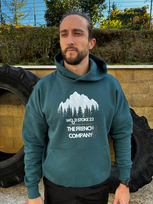 Hoodie Bleu Canard Unisexe