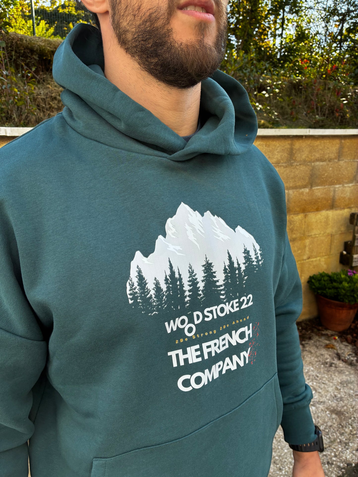 Hoodie Bleu Canard Unisexe