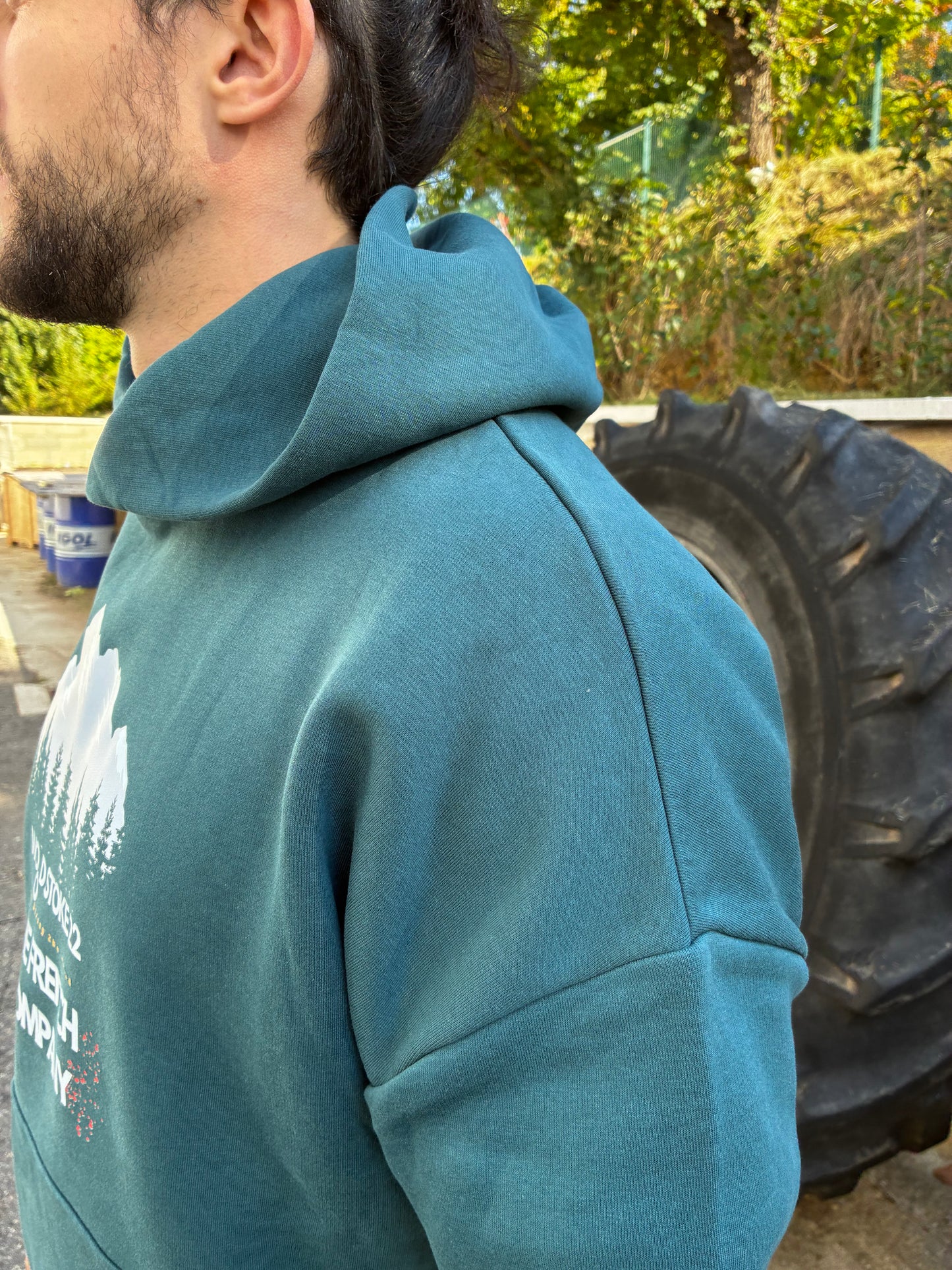 Hoodie Bleu Canard Unisexe