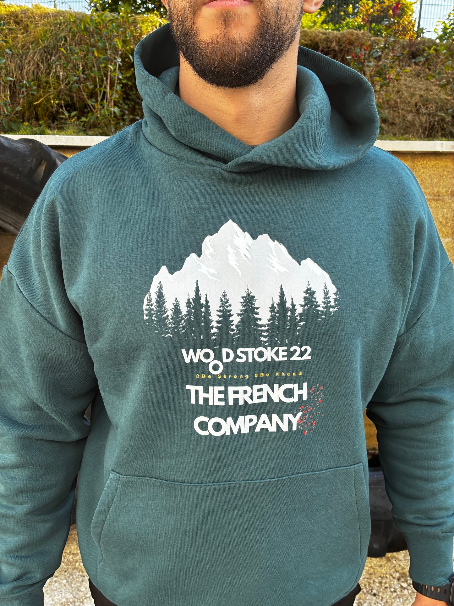 Hoodie Bleu Canard Unisexe