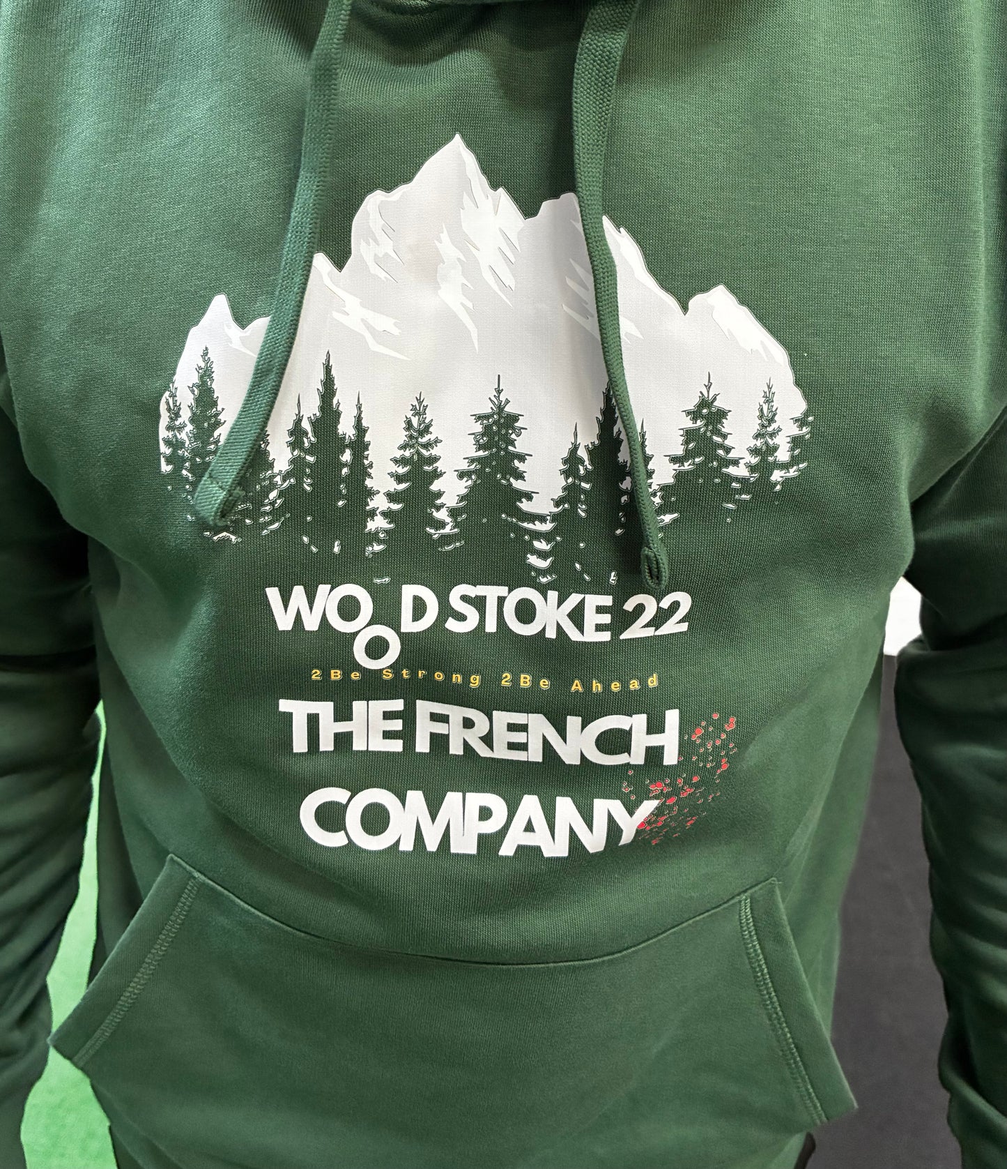 Hoodie Green unisexe